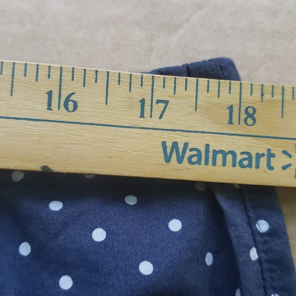 LRL RALPH LAUREN Capri Style Polka Dot Pajama Set - Navy - Picture 10 of 12
